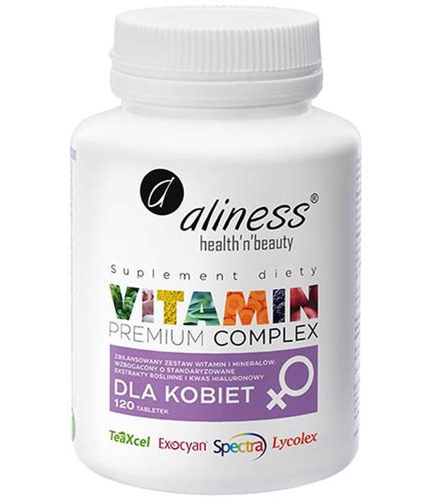 Aliness Vitamin Premium Complex dla kobiet, 120 tabletek