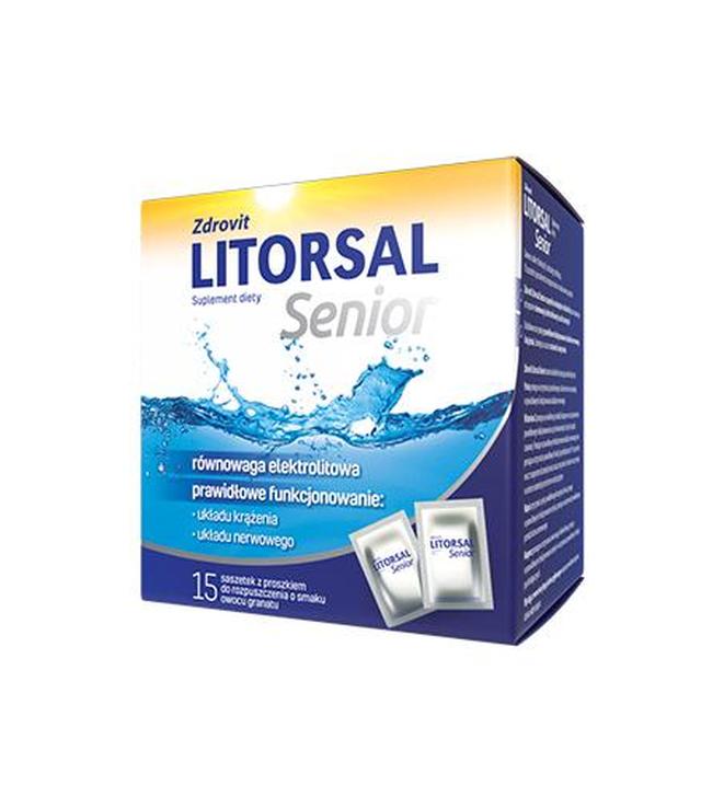 Zdrovit Litorsal Senior - 15 sasz. - cena, opinie, właściwości