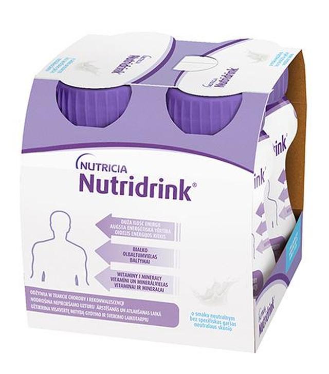 Nutridrink, napój o smaku neutralnym, 4 x 125 ml