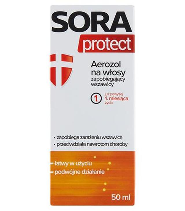 SORA PROTECT Aerozol na włosy zapobiegający wszawicy - 50 ml