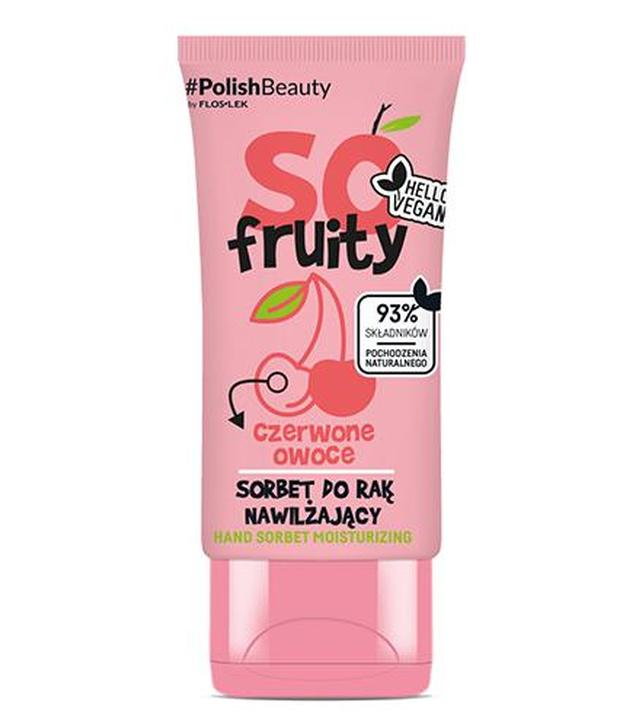 Floslek So Fruity Sorbet do rąk nawilżający czerwone owoce, 50 ml