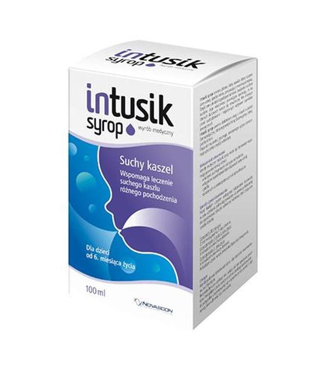 Intusik Syrop suchy kaszel - 100 ml - cena, opinie, właściwości - ważny do 2025-10-31