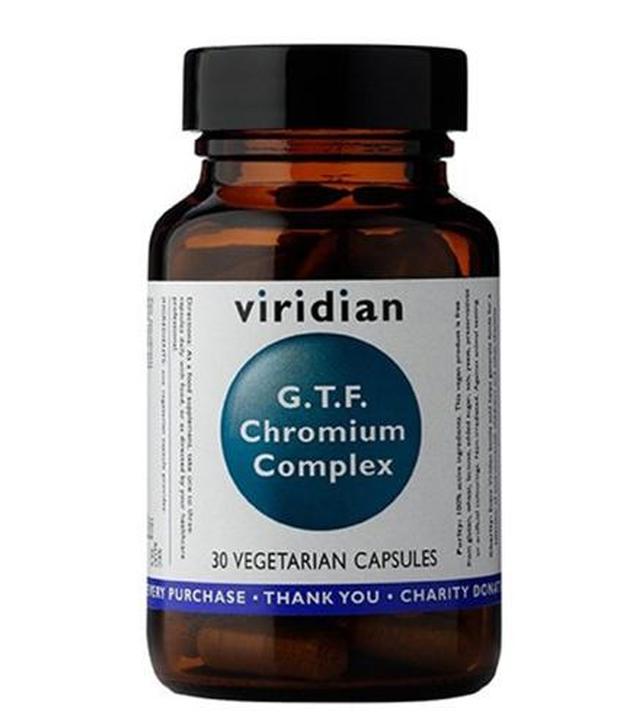 Viridian GTM Chrom - 30 kaps. - cena, opinie, właściwości
