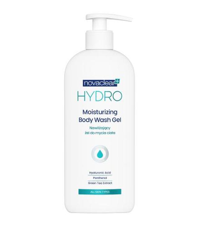 Novaclear Hydro, Żel do mycia ciała nawilżający, 500 ml