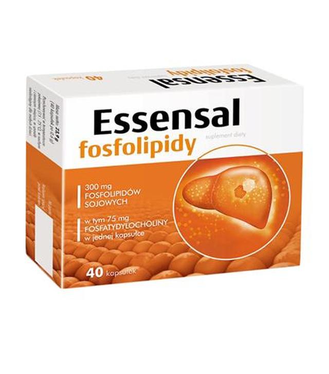 Essensal Fosfolipidy - 40 kaps. - cena, opinie, właściwości