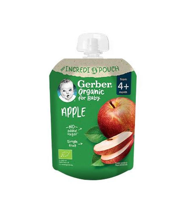 Gerber Organic For Baby Deserek jabłko po 4. miesiącu, 80 g