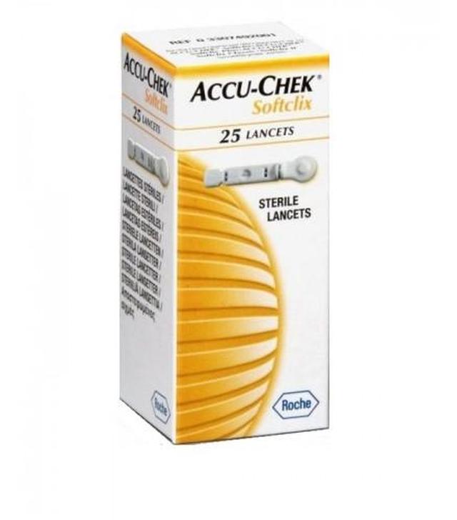 ACCU-CHEK Softclix Lancety - 25 sztuk - cena, opinie, właściwości