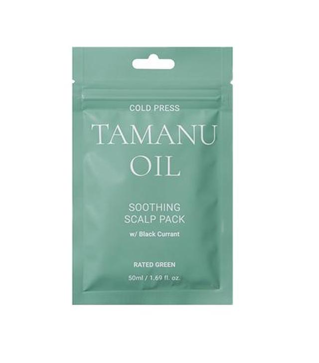 Rated Green Tamanu Kuracja łagodząca skórę głowy z olejem tamanu i czarną porzeczką - 50 ml - cena, opinie, właściwości