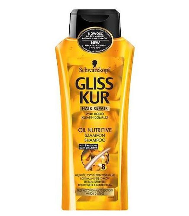 Gliss Kur Oil Nutritive Szampon do włosów - 400 ml - cena, opinie, skład