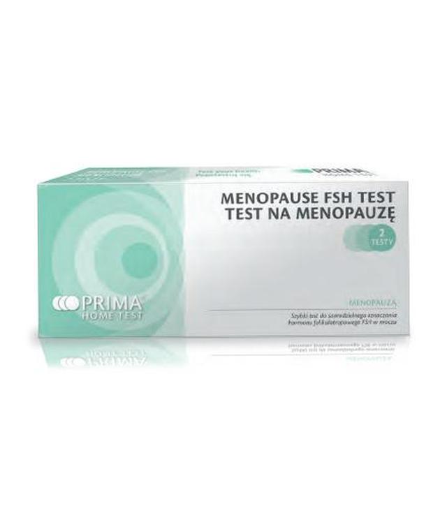 Test na menopauzę oznaczenia poziomu hormonu FSH, 1 sztuka - ważny do 2024-06-30