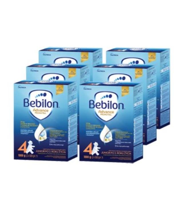 Bebilon 4 Advance Pronutra Junior, odżywcza formuła na bazie mleka po 2. roku życia, 6 x 1000 g