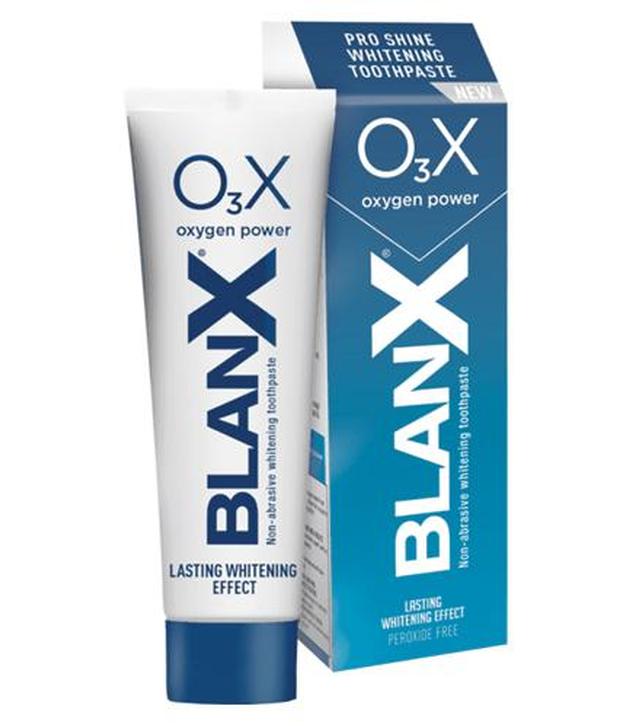 Blanx O3X Pasta do zębów wybielająca - 75 ml Pasta z aktywnym tlenem - cena, opinie, stosowanie