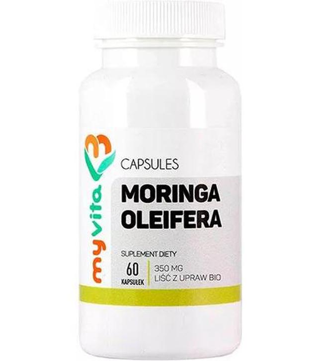 MyVita Moringa Oleifera 350 mg, 60 kaps., cena, wskazania, właściwości - ważny do 2025-09-07