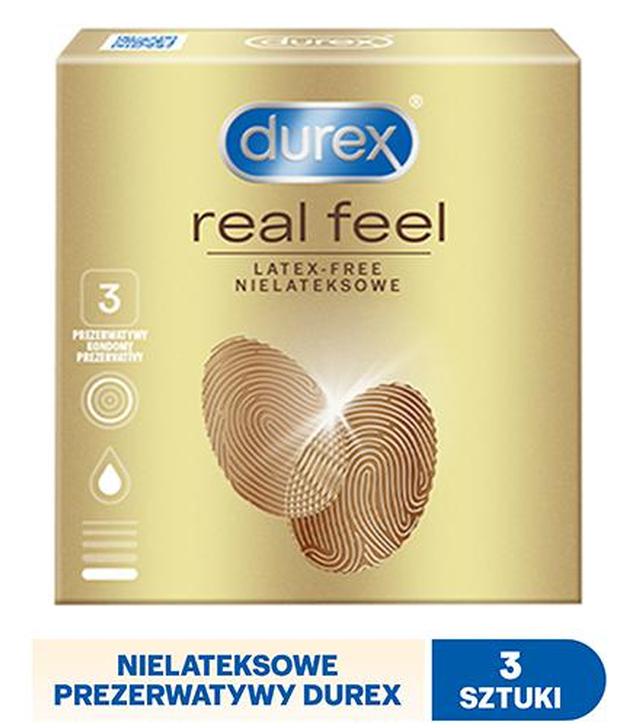 DUREX REAL FEEL Prezerwatywy nowej generacji nie-lateksowe - 3 szt.