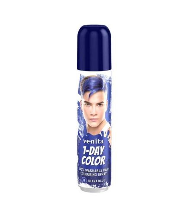 Venita 1-Day Color koloryzujący spray do włosów 12 szafirowy błękit, 50 ml