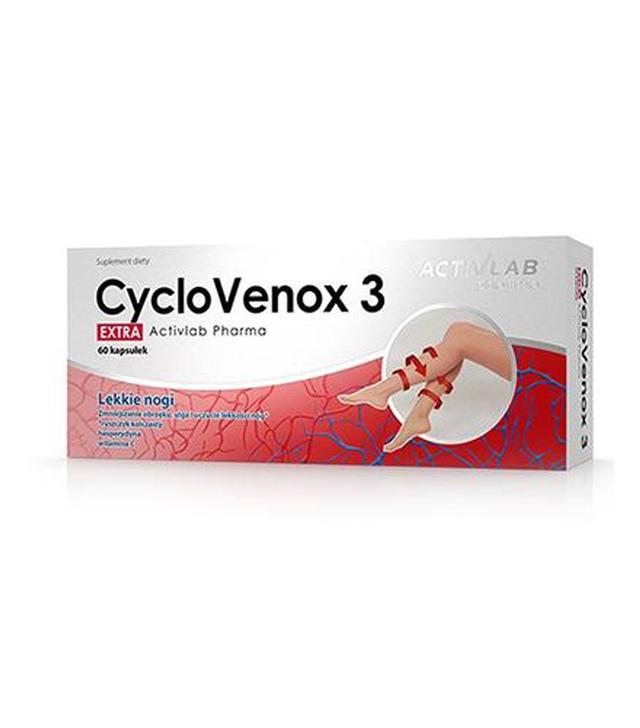 Activlab Pharma CycloVenox 3 Extra - 30 kaps. - cena, opinie, właściwości