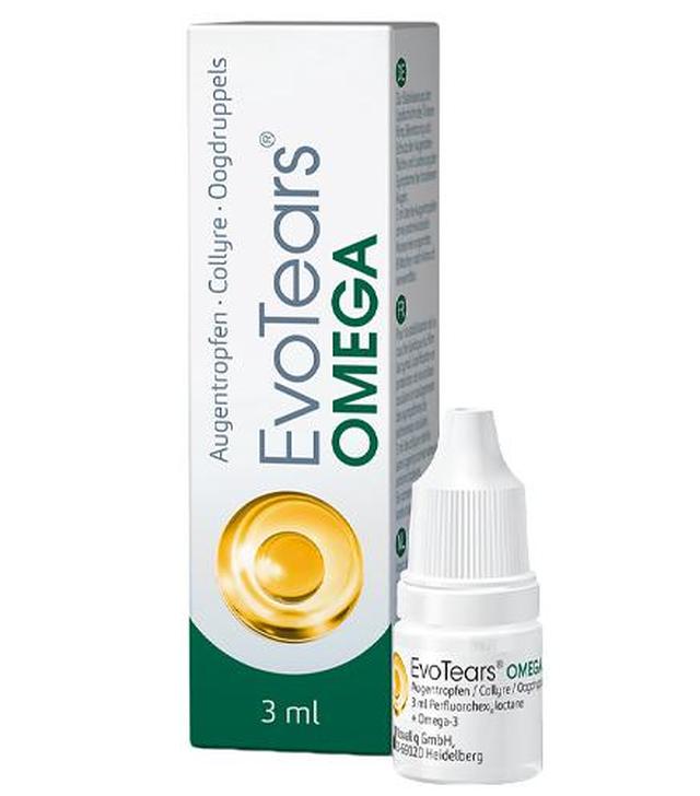 EvoTears Omega, krople do oczu, 3 ml