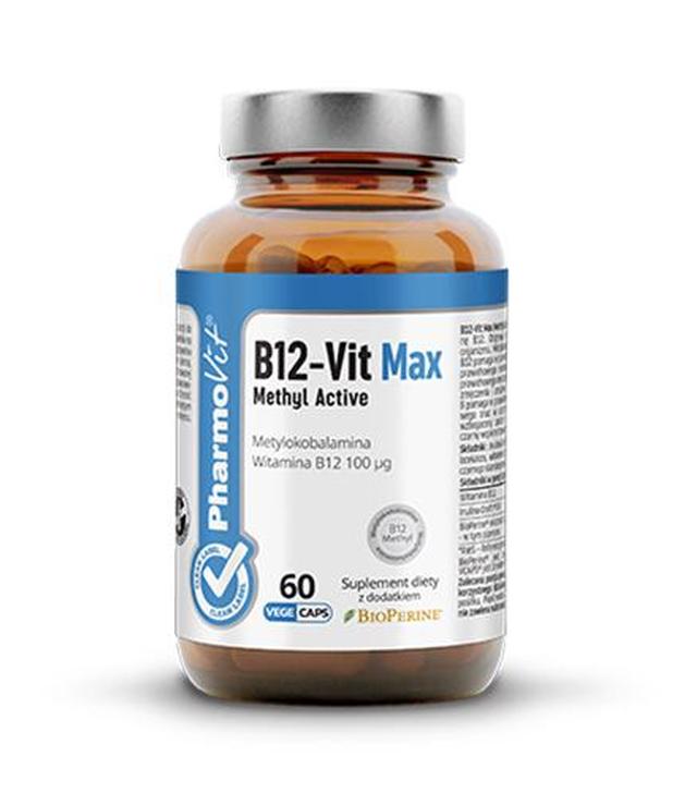 Pharmovit B12-Vit Max - 60 kaps. - cena, opinie, właściwości