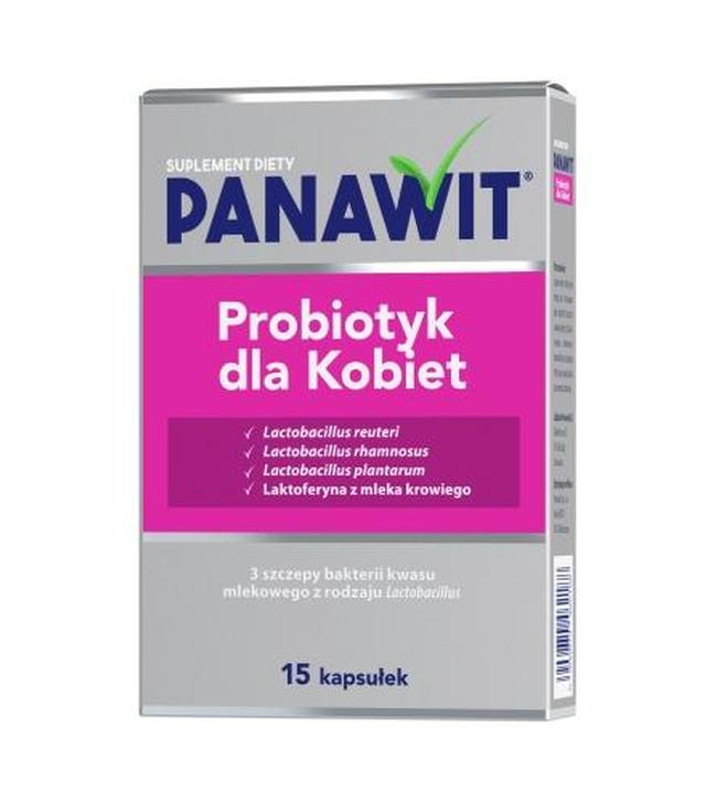 PANAWIT Probiotyk dla Kobiet na odporność, 15 kapsułek