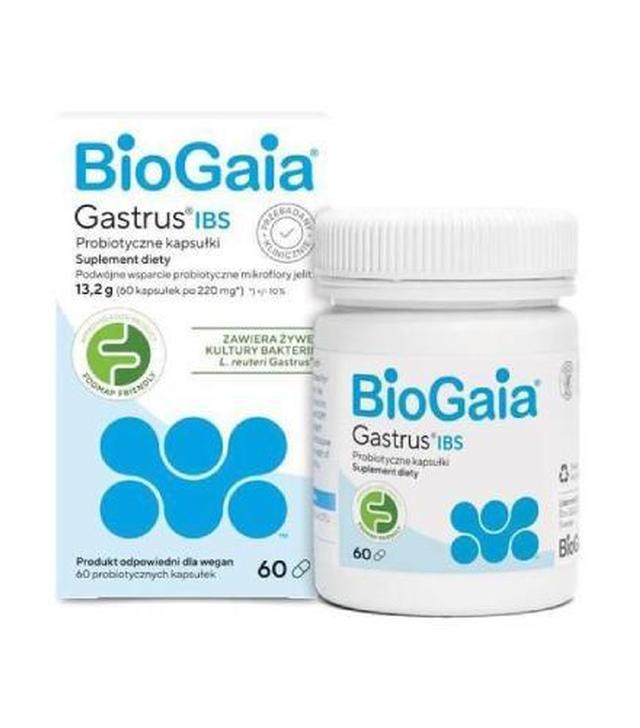 BioGaia Gastrus IBS, kapsułki, 60 sztuk