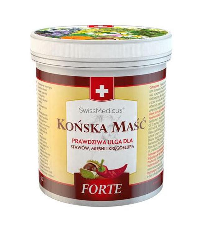 Herbamedicus Końska Maść rozgrzewająca Forte - 250 ml Na bóle reumatyczne - cena, opinie, właściwości