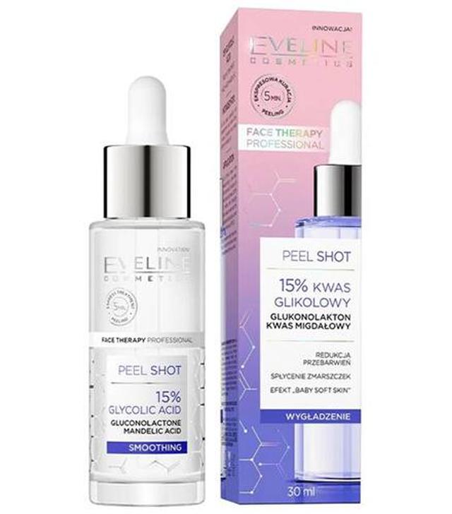 Eveline Peel Shot Kuracja peelingująca 15% kwas glikolowy, 30 ml, cena, wskazania, właściwości - ważny do 2025-10-24
