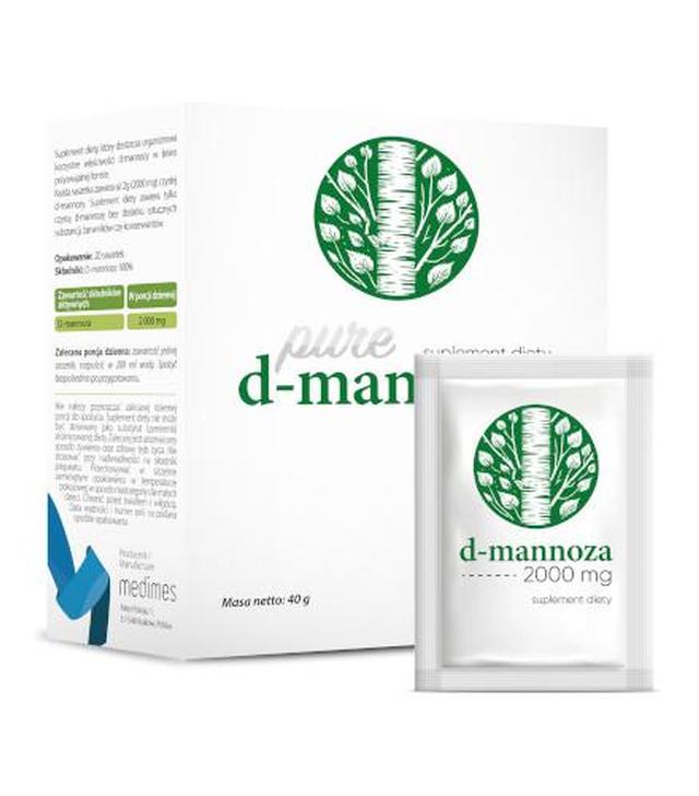 D-Mannoza 2000 mg Pure 20 saszetek