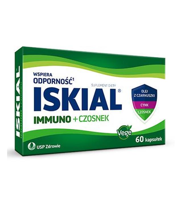 Iskial Immuno + Czosnek, 60 kapsułek
