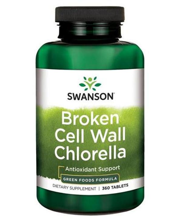 SWANSON Chlorella, 360 tabletek