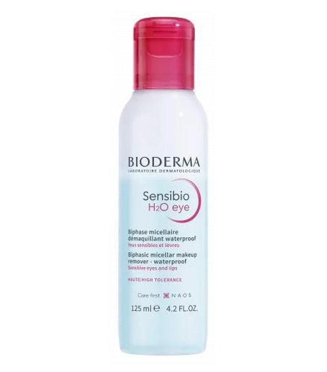 Bioderma Sensibio H2O Eye Woda micelarna do demakijażu oczu i ust dwufazowa, 125 ml