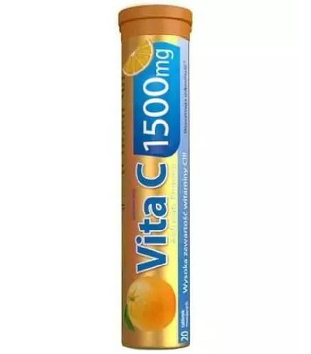 ActivLab Vita C 1500 mg o smaku pomarańczowym, tabletki musujące, 20 sztuk