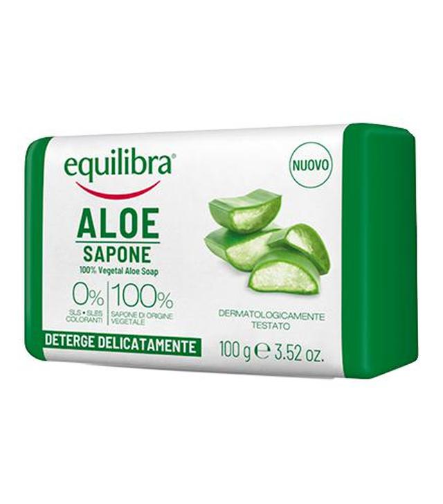 EQUILIBRA Aloesowe mydło,100 g, cena, opinie, stosowanie