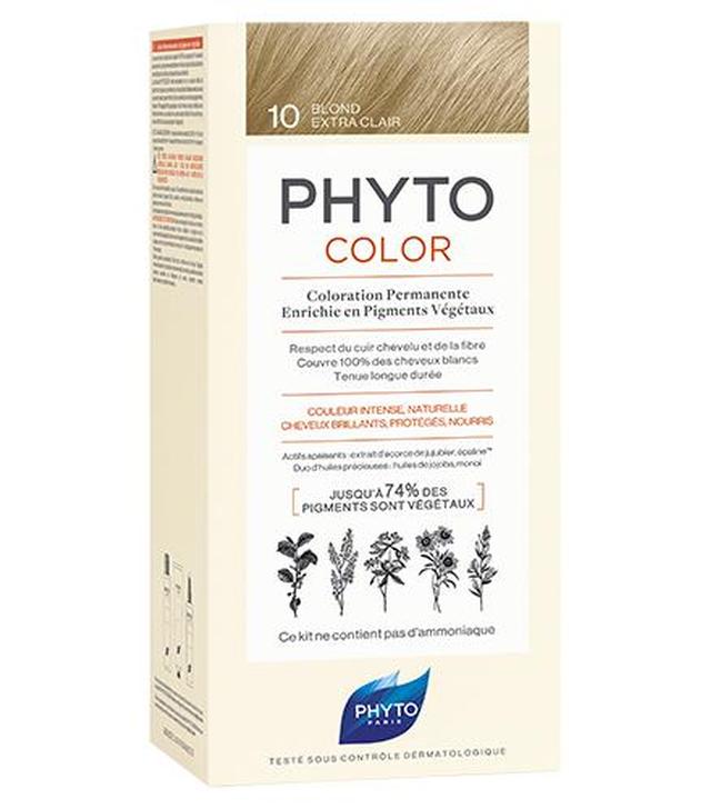 Phyto PhytoColor Farba do włosów 10 Extra Light Blond - 1 szt. - cena, opinie, właściwości