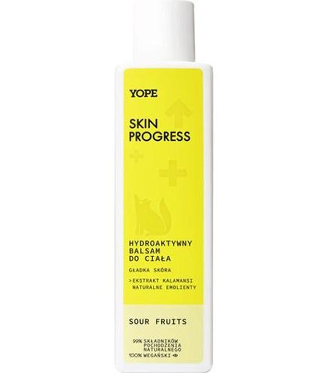 Yope Skin Progress Hydroaktywny Balsam do ciała gładka skóra Sour Fruits, 200 ml - ważny do 2025-09-30