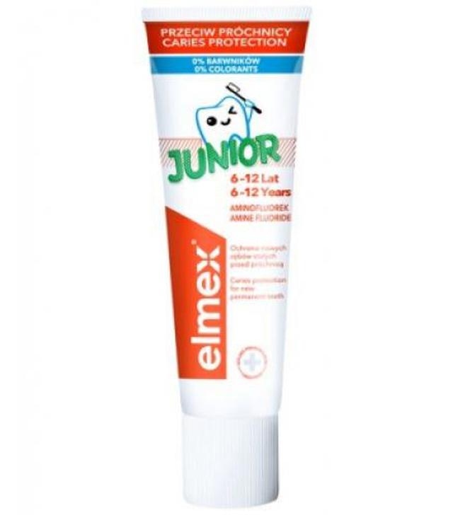 ELMEX JUNIOR Pasta do zębów dla dzieci 6-12 lat, 75 ml