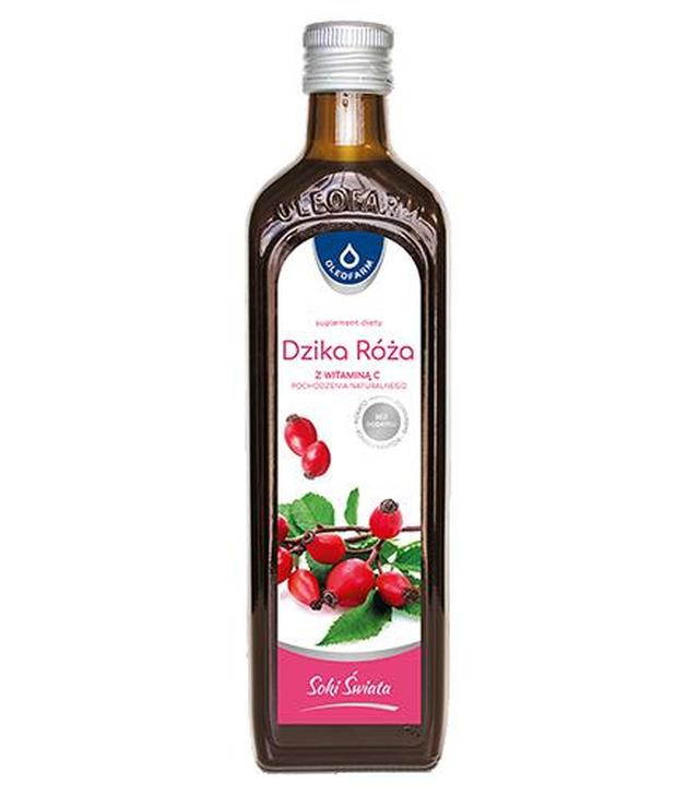 Oleofarm Dzika róża sok z naturalną witaminą C, 490 ml