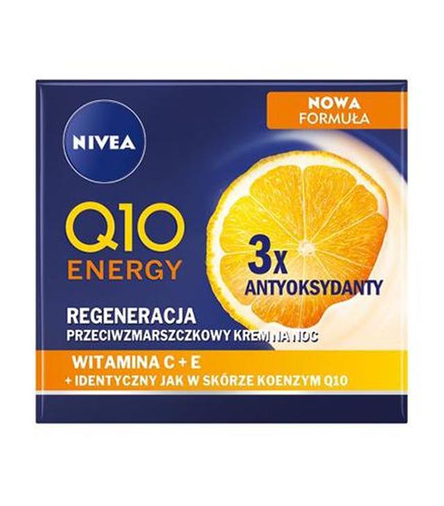 Nivea Q10 Energy Krem przeciwzmarszczkowy na noc - 50 ml - cena, opinie, właściwości