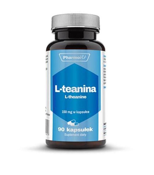 PharmoVit L-teanina 150 mg - 90 kaps. Na uspokojenie - cena, opinie, właściwości