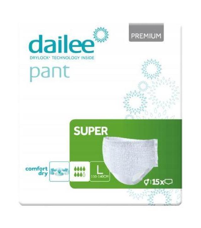 Dailee Pant Premium Super majtki chłonne rozmiar L, 15 sztuk