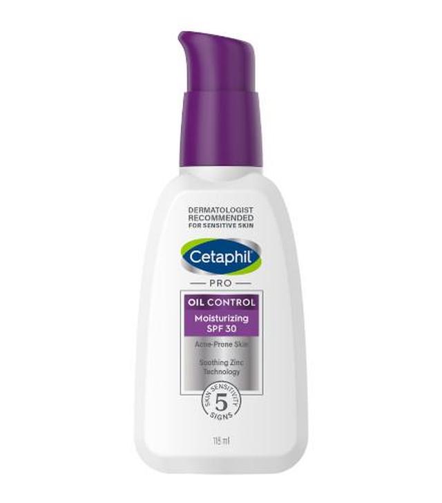 CETAPHIL PRO OIL CONTROL Krem nawilżająco-matujący SPF30 Do skóry trądzikowej i przetłuszczającej się, 118 ml