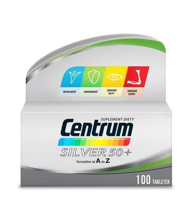 CENTRUM Silver 50+ Formuła Multiefekt, 100 tabletek