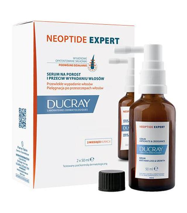 Ducray Neoptide Expert Serum na porost i przeciw wypadaniu włosów, 2 x 50 ml