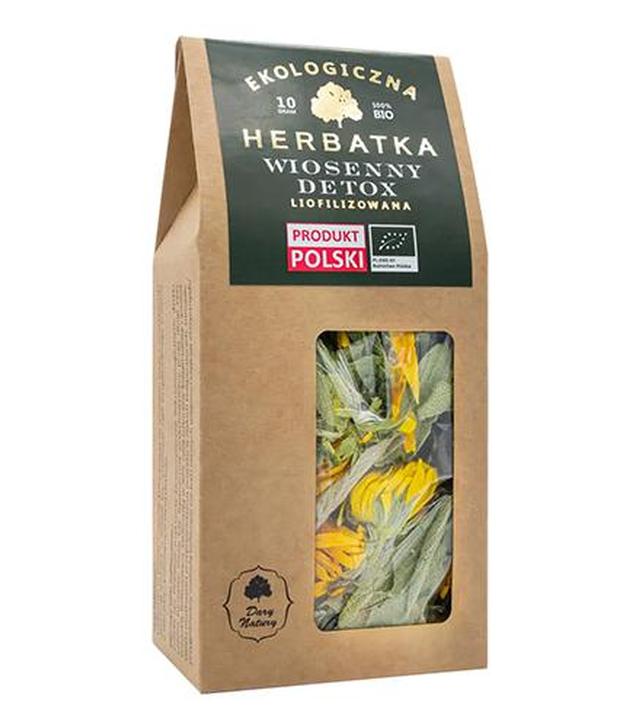 Dary natury Ekologiczna liofilizowana herbatka Wiosenny Detox, 10 g
