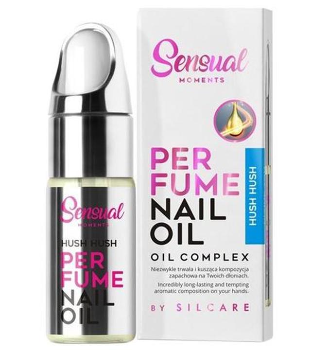 Silcare Sensual Moments Perfume Nail Oil Hush Hush Ekskluzywna perfumowana oliwka do paznokci i skórek -10 ml - cena, opinie, właściwości