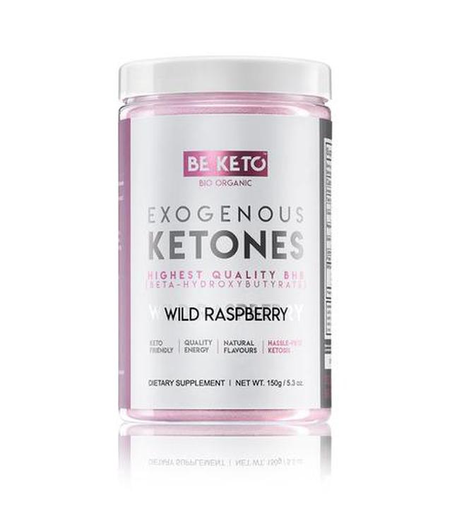 BeKeto Exogenous Ketones Wild Raspberry, 150 g, cena, wskazania, składniki