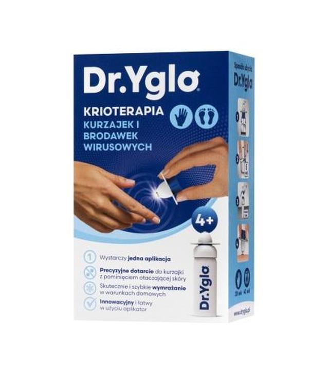DR.YGLO Krioterapia do usuwania brodawek wirusowych kurzajek, 50 ml