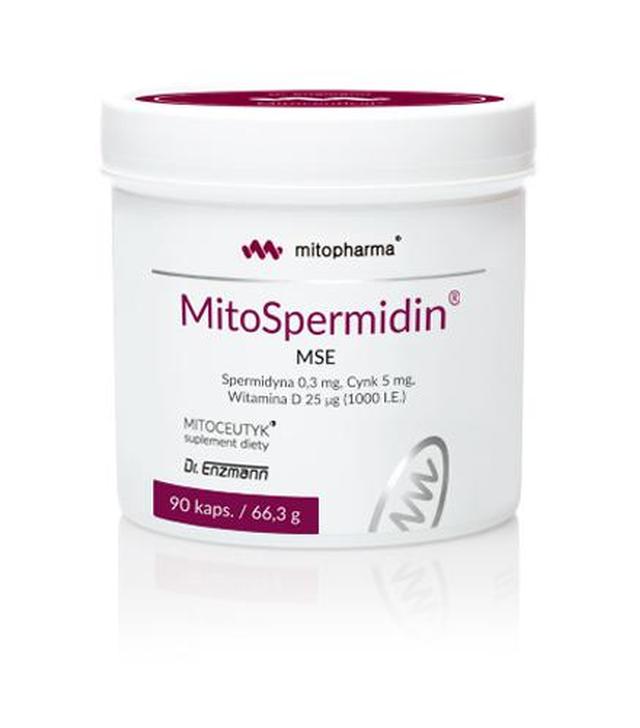 Mitopharma MitoSpermidin MSE, 90 kaps., cena, opinie, właściwości
