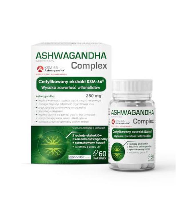 Ashwagandha Complex, 60 kapsułek