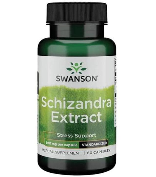 Swanson Schizandra extract - 60 kaps. Na wątrobę - cena, opinie, właściwości