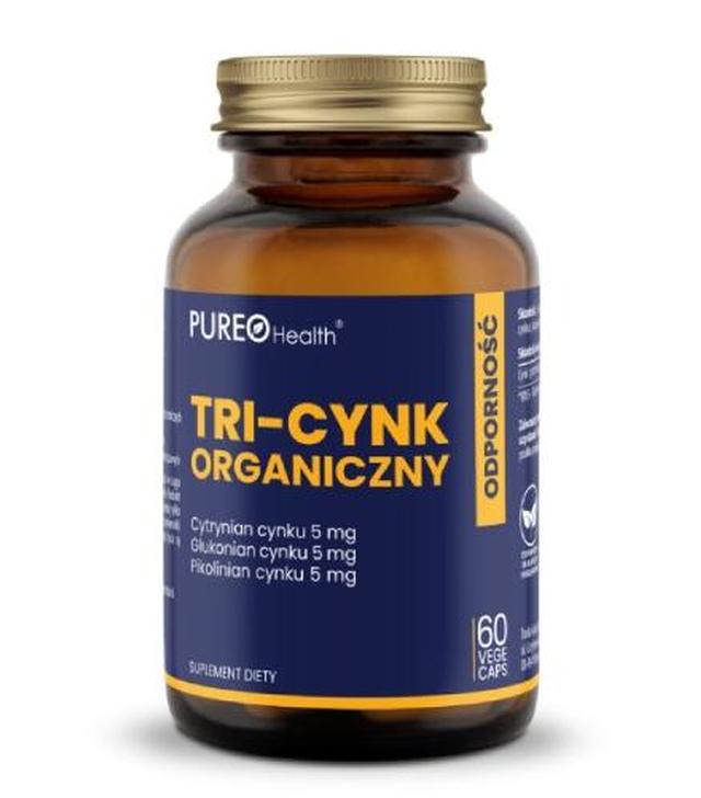 Pureo Health Tri-Cynk Organiczny, 60 kapsułek